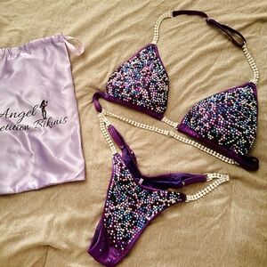 Never worn purple Angel Competition Bikini